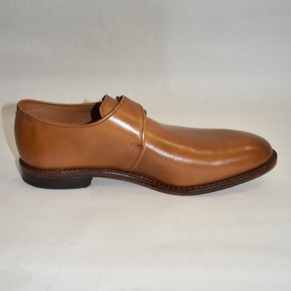 Allen Edmonds Plymouth Single Monk Strap Dress Shoe Walnut Brown Size 11 D - Picture 6 of 11